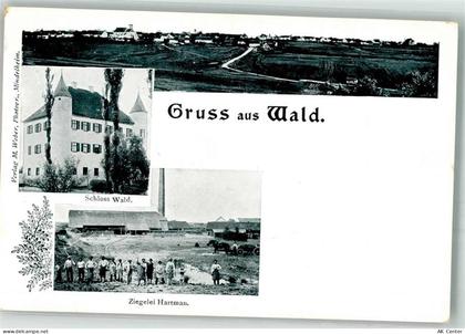 87616 W8952 Wald , Ostallgäu - Schloß Wald Ziegelei Hartman - 13649179