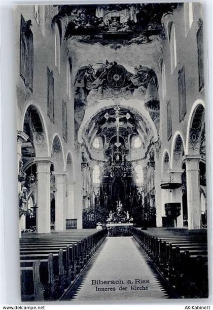 88524 W7946 Ahlen , Kr Biberach an der Riß - Innenansicht der Kirche - 51058032