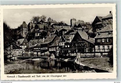 96317 W8640 Kronach , Oberfr - Kronach mit Feste von der Wassergasse aus... - 10251456