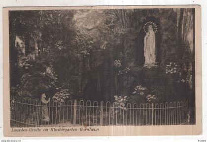 AK 252411 GERMANY - Bornheim - Lourdes-Grotte im Klostergarten Bornheim