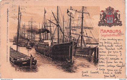 ALLEMAGNE HAMBOURG PORT DE HAMBOURG