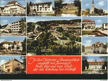 Bad  Duerrheim Bad Duerrheim Hotel Kreuz Hotel Salinensee Hotel Kroene Klinik So