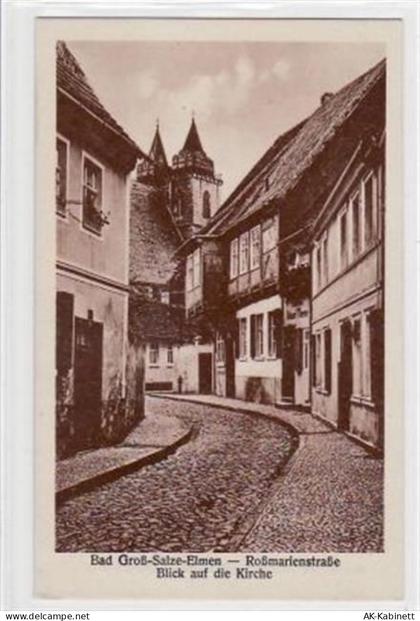 Bad Groß - Salze - Elmen mit Roßmarienstraße und Kirche ungelaufen Top E... - 39009808