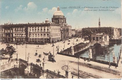 BF16706 berlin chateau avec pont du chateau  germany front/back image
