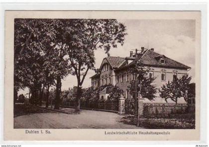 Dahlen mit Landwirtschaftl. Haushaltungsschule gelaufen von 1918. Gute E... - 39020488