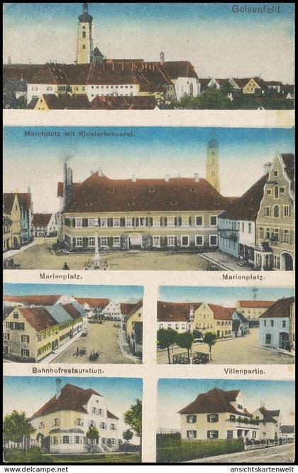 Geisenfeld Marktplatz Brauerei Bahnhofrestauration Marienplatz ngl #138.178