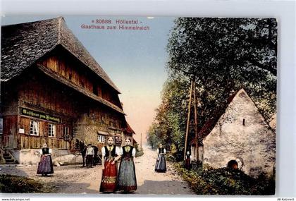 Höllental Künstlerkarte Gasthaus zum Himmelreich Tracht - 51589005