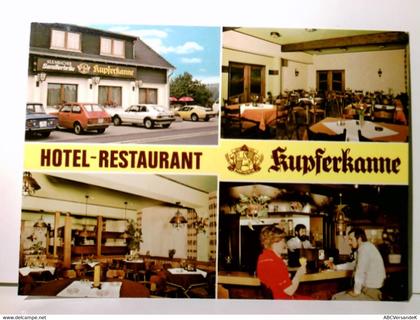 Niederaula. Hotel - Restaurant Kupferkanne. Inh. Marie - Louise Link. Alte Ansichtskarte / Postkarte farbig, u