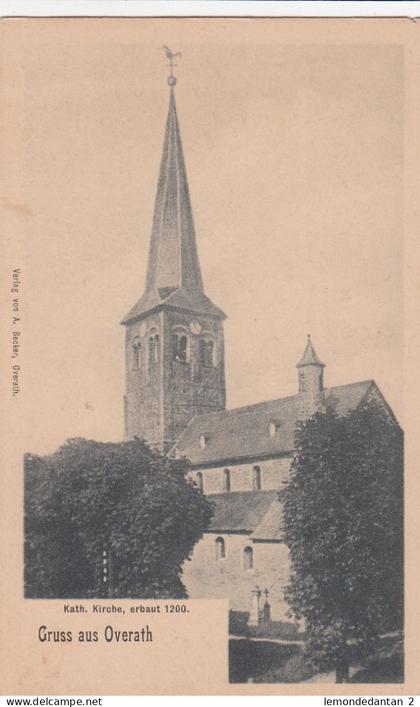 Gruss aus Overath - Kath. Kirche, erbaut 1200