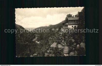 Oybin Sachsen Berg Oybin Bergrestaurant Talblick Zittaer Gebirge