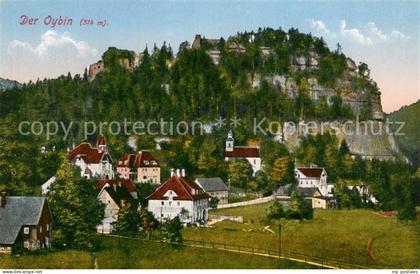 Oybin Sachsen mit Berg Oybin