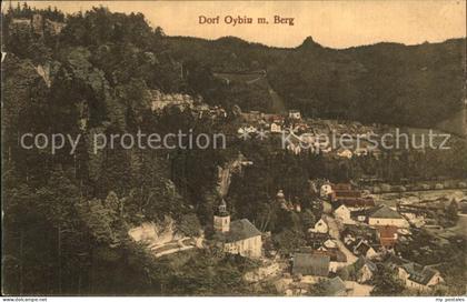 Oybin Sachsen mit Berg Oybin