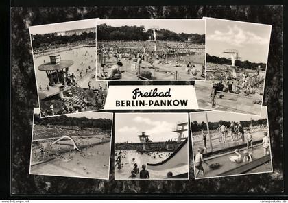 AK Berlin-Pankow, Freibad, Mehrfachansicht