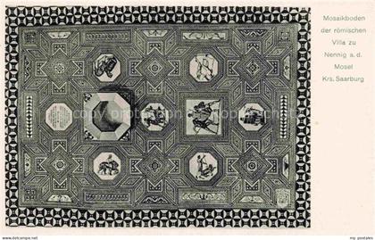 Nennig Mosel Perl Saar Merzig-Wadern Saarland Mosaikboden der roem Villa
