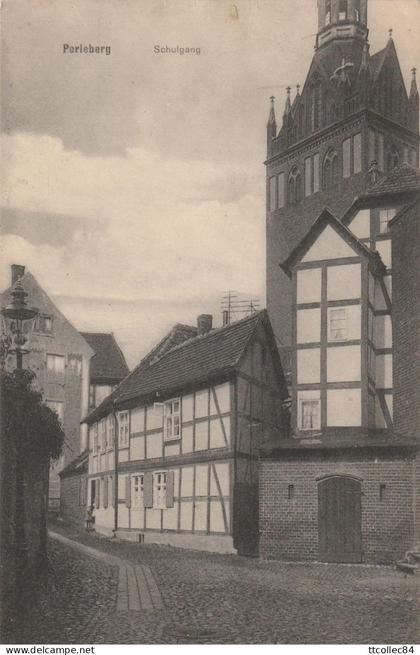 CPA-GERMANY-PERLEBERG-Schulgang