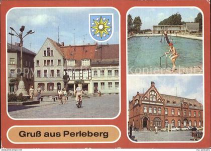 Perleberg Markt Freibad Post