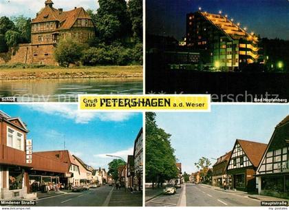 Petershagen Weser Schloss Bad-Hopfenberg Hauptstrasse Mindener-Strasse