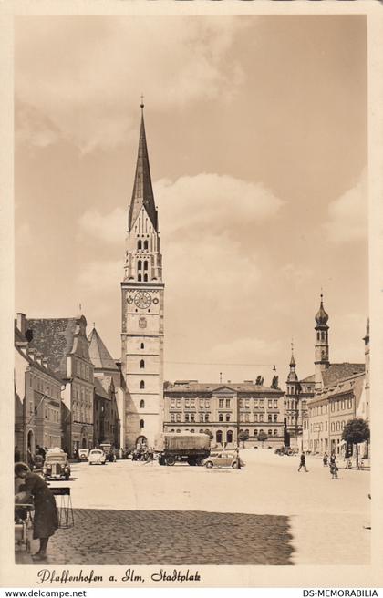 Pfaffenhofen a.Ilm - Stadtplatz 1953