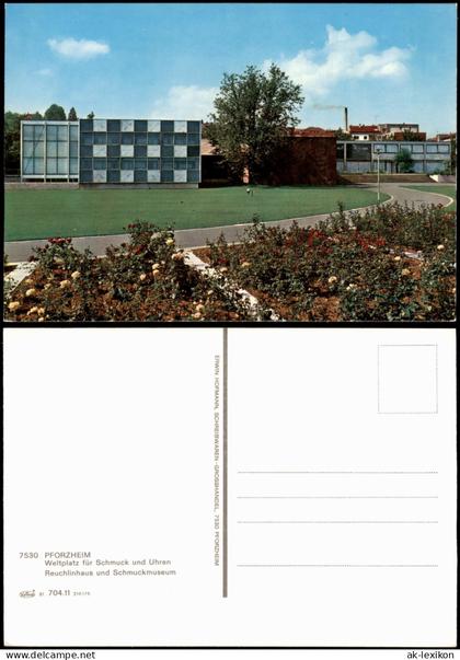 Ansichtskarte Pforzheim Reuchlinhaus und Schmuckmuseum in Pforzheim 1990