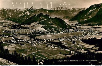 Pfronten Ostallgaeu Bayern Panorama