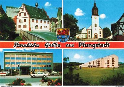 Pfungstadt Rathaus Kirche Stadthaus Park