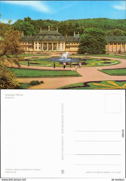 Ansichtskarte Pillnitz Schloss Pillnitz - Bergpalais 1979
