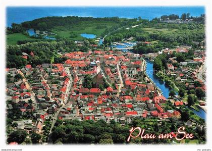 Plau Mecklenburg Fliegeraufnahme