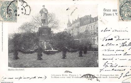 Deutschland - PLAUEN - Moltke-Denkmal