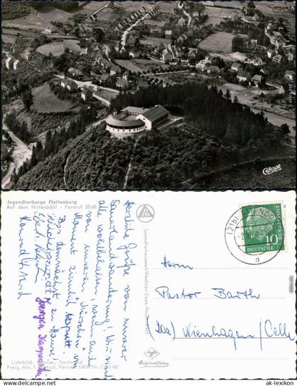 Ansichtskarte Plettenberg Jugendherberge Plettenberg auf dem Hirtenböhl 1958