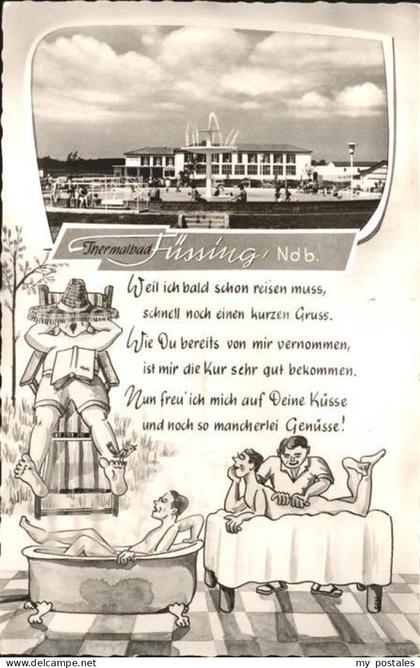 Pocking Thermalbad Fuessing Kuranwendungen Karikatur