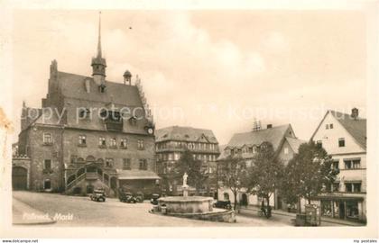 Poessneck Markt Brunnen