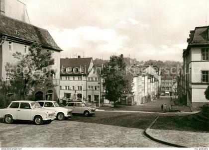 Poessneck Marktplatz Schuhgasse
