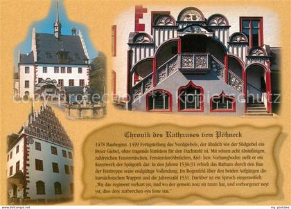 Poessneck Rathaus Chronik