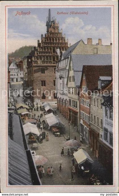 Poessneck Rathaus Markt