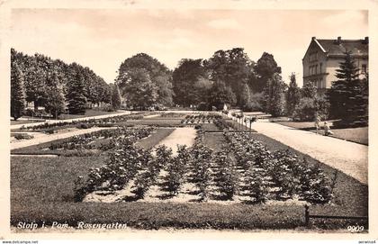 Stolp Pommern Rosengarten Fotokarte 1941