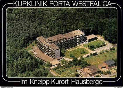 Hausberge Porta Westfalica Kurklinik Porta Westfalica Fliegeraufnahme