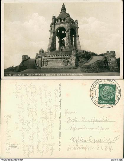 Porta Westfalica Deutschland - Nordrhein-Westfalen - Porta Westfalica 1936