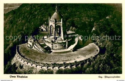 Porta Westfalica Fliegeraufnahme