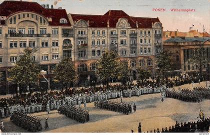 Posen Wilhelmsplatz Feldpostkarte 1917