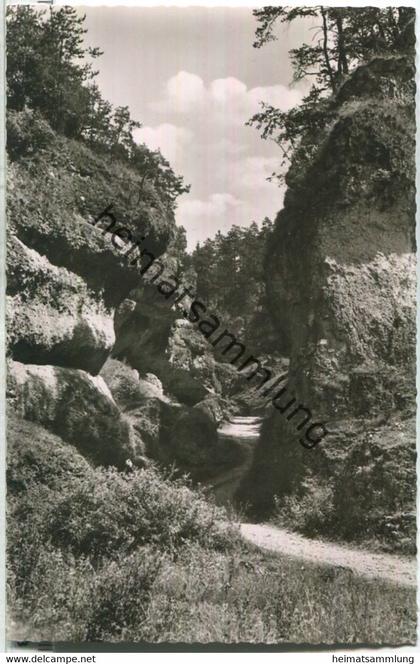 Bärenschlucht bei Pottenstein - Foto-Ansichtskarte - Verlag Photo Niklas Pottenstein