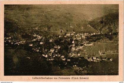 CPA Pottenstein - Luftschiffaufnahme vom Pottenstein GERMANY (918687)
