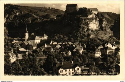 CPA Pottenstein - Pottenstein mit Burg GERMANY (918695)