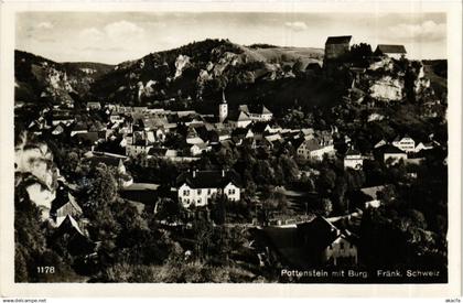 CPA Pottenstein - Pottenstein mit Burg GERMANY (918851)