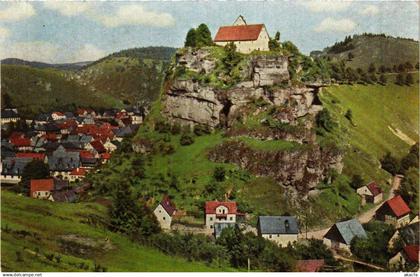 CPA Pottenstein - Pottenstein mit Schloss GERMANY (918706)