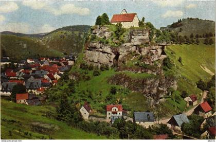 CPA Pottenstein - Pottenstein mit Schloss GERMANY (918883)