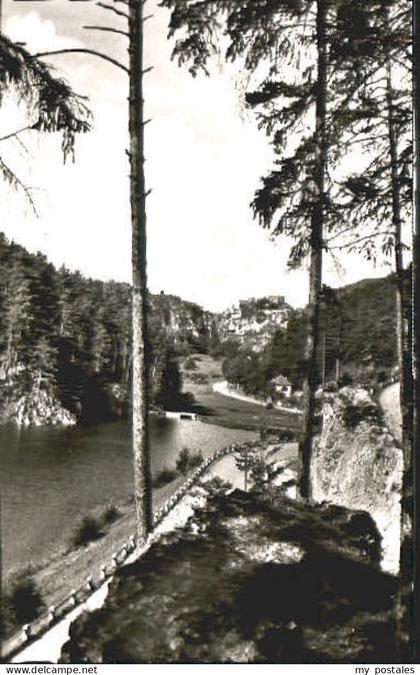 Pottenstein Oberfranken Burg Pottenstein Weihersbachtal