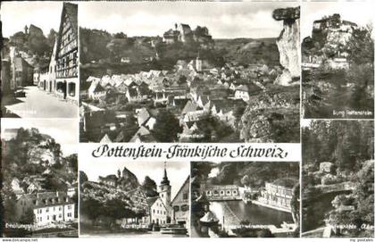 Pottenstein Oberfranken Pottenstein Heim Platz Bad Burg x 1960