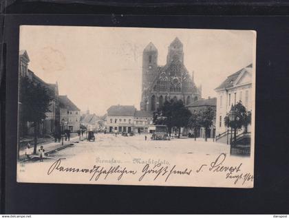 Dt. Reich AK Prenzlau Marktplatz 1906