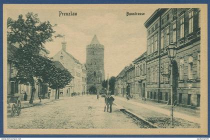 Prenzlau Baustraße Stettiner Tor, ungebraucht (AK3979)