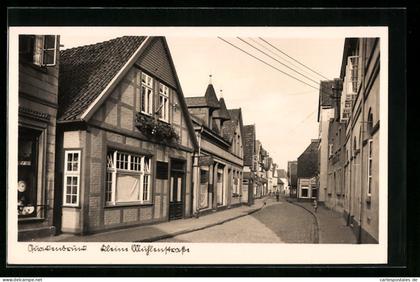 AK Quakenbrück, Partie in der Kleinen Mühlenstrasse